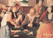 Lucas van Leyden The Card Players (nn03) oil